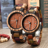 Wooden Couple Clock