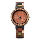 Orologio Coppia di Legno